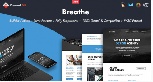 Breathe – Responsive Email + Online Builder breathe responsive email online builder