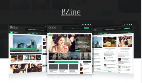 Bzine – News and Magazine Website PSD Template bzine news and magazine website psd template