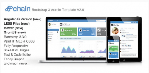 Chain Responsive Bootstrap 3 Admin Template chain responsive bootstrap admin template