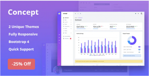 Concept – Responsive Admin Dashboard Template concept responsive admin dashboard template