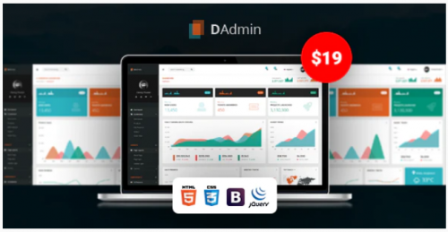 DAdmin – Responsive Bootstrap Admin Dashboard dadmin responsive bootstrap admin dashboard