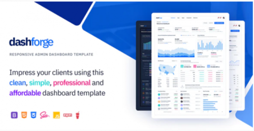 Dashforge – Responsive Admin Dashboard Template dashforge responsive admin dashboard template