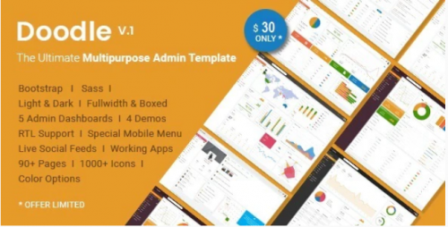 Doodle – Multipurpose Admin Template doodle multipurpose admin template