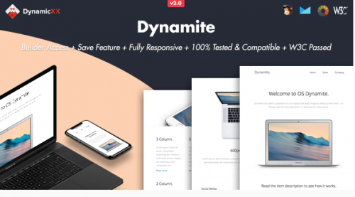 Dynamite – Responsive Email + Online Builder dynamite responsive email online builder