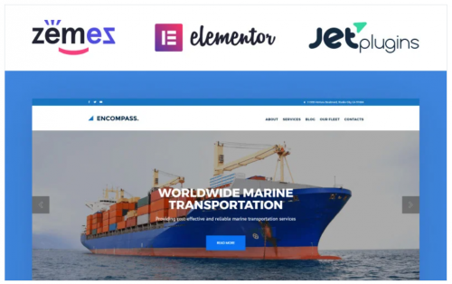 Encompass – Transportation Maritime WordPress Theme encompass transportation maritime wordpress theme