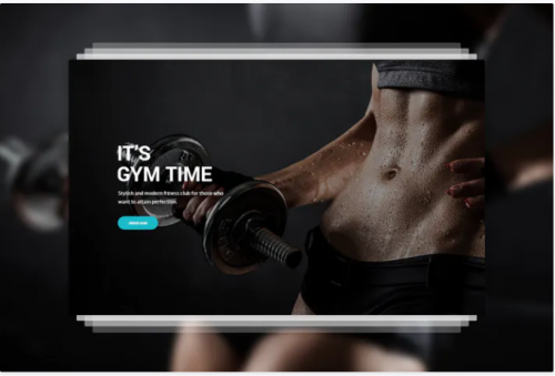 Fitness – GYM PSD Template fitness gym psd template