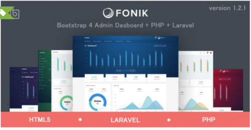 Fonik – Responsive Bootstrap 4 Admin Dashboard fonik responsive bootstrap admin dashboard
