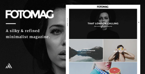 Fotomag | Minimal Blog, Magazine, Personal Blog 2.0.8 fotomag minimal blog magazine personal blog
