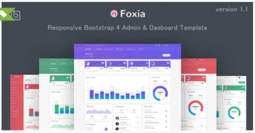 Foxia – Admin & Dashboard Template foxia admin dashboard template