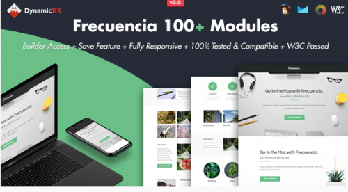 Frecuencia – 100+ Modules – Email + Online Template Builder frecuencia modules email online template builder