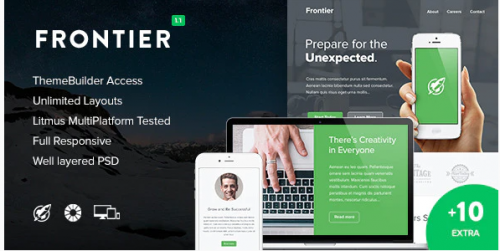 Frontier + 10 Notify Templates & Themebuilder frontier notify templates themebuilder