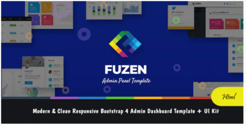 Fuzen – Modern & Clean Responsive Bootstrap 4 Admin Dashboard Template + UI Kit fuzen modern clean responsive bootstrap admin dashboard template ui kit