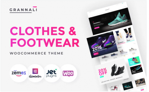 GrannaLi – Clothes & Footwear WooCommerce Theme grannali clothes footwear woocommerce theme