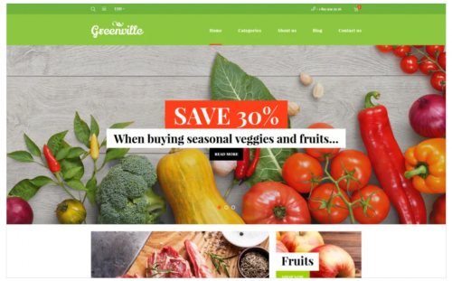 Greenville – Organic Food Restaurant WooCommerce Theme greenville organic food restaurant woocommerce theme