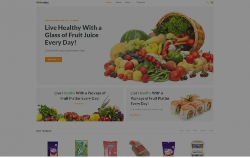 Grocerino – Grocery Store WooCommerce Theme grocerino grocery store woocommerce theme