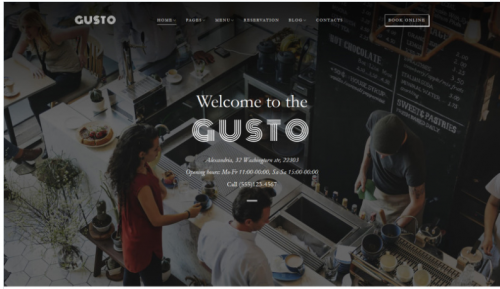 Gusto – Cafe & Restaurant WordPress Theme gusto cafe restaurant wordpress theme
