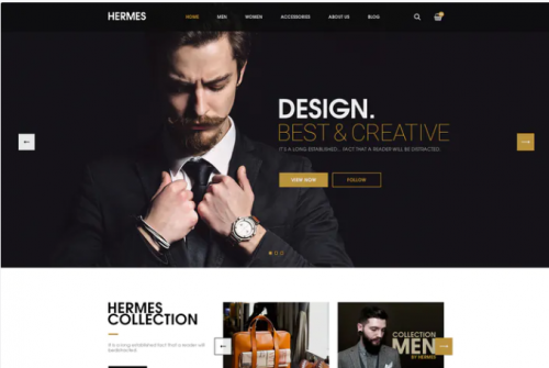 Hermes – Ecommerce PSD Template hermes ecommerce psd template