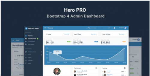 Hero PRO – Bootstrap 4 Admin Dashboard Theme hero pro bootstrap admin dashboard theme