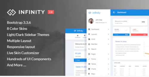 Infinity – Responsive Web App Kit infinity responsive web app kit