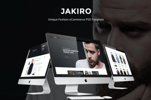 Jakiro – Fashion PSD Template jakiro fashion psd template