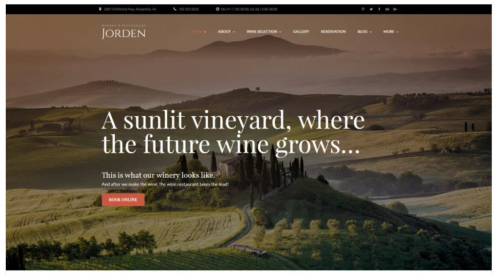 Jorden – Wine & Winery WordPress Theme jorden wine winery wordpress theme