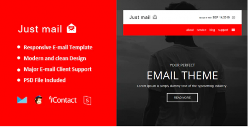 Just mail – Responsive E-mail + Online Access just mail responsive e mail online access