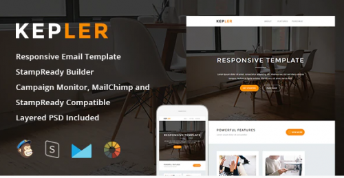 Kepler – Responsive Email + StampReady Builder kepler responsive email stampready builder