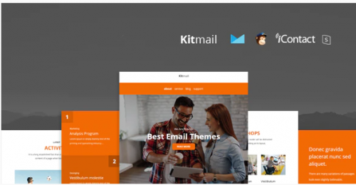 Kit Mail – Responsive E-mail Template + Online Access kit mail responsive e mail template online access