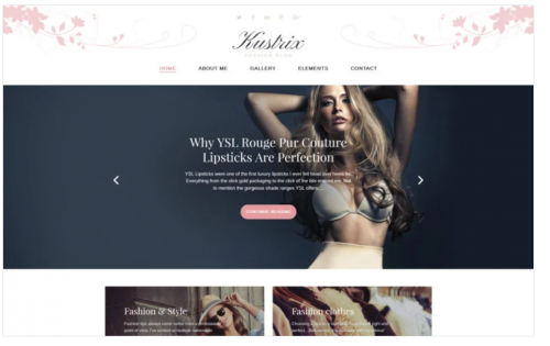 Kustrix – Fashion Blog Magazine WordPress Theme kustrix fashion blog magazine wordpress theme