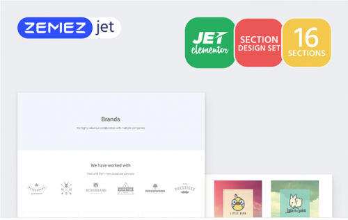 Labelex – Brands Jet Sections Elementor Template labelex brands jet sections elementor template