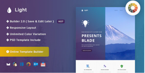 Light – Responsive Email and Newsletter Template light responsive email and newsletter template