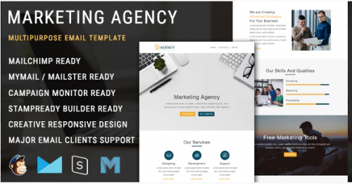 Marketing Agency – Responsive Email Template with Mailchimp Editor marketing agency responsive email template with mailchimp editor