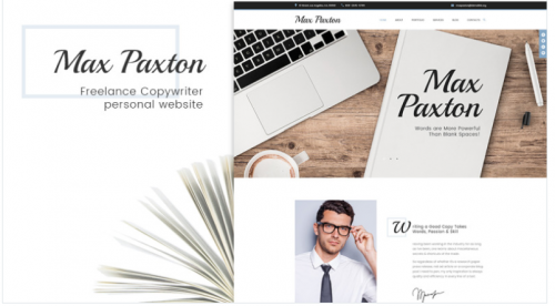 MaxPaxton – Freelance Copywriter and Journalist WordPress Theme maxpaxton freelance copywriter and journalist wordpress theme