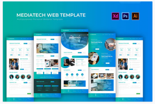 Mediatech | PSD Web Template mediatech psd web template