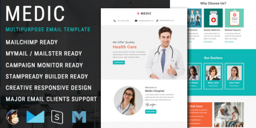 Medic – Multipurpose Responsive Email Template medic multipurpose responsive email template