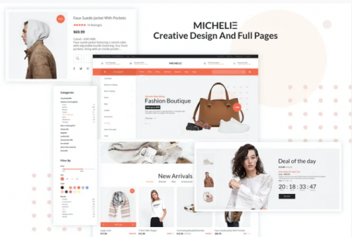 Michelie – Ecommerce PSD Template michelie ecommerce psd template