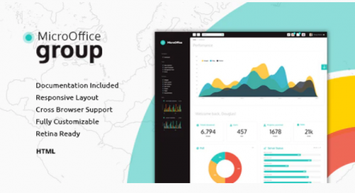 Micro Office | Intranet & Extranet HTML Template micro office intranet extranet html template