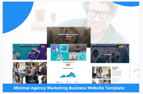 Minimal Agency Marketing Business Website Template minimal agency marketing business website template