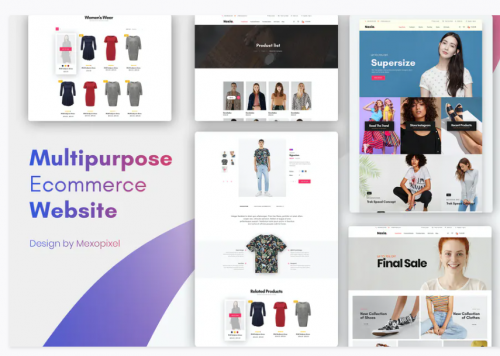 Multipurpose Ecommerce Website Design Template multipurpose ecommerce website design template