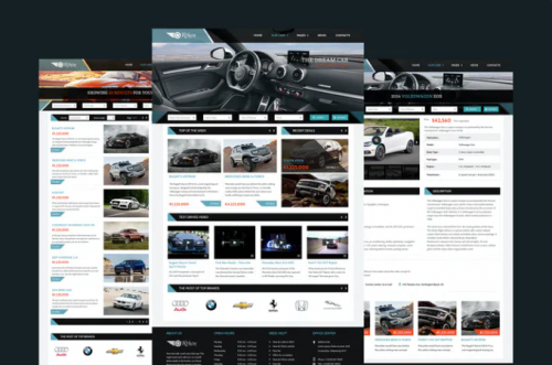 Orthon – Auto Dealer Website PSD Template orthon auto dealer website psd template