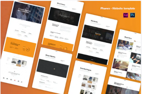 Phanes – Creative agency Website Templates phanes creative agency website templates
