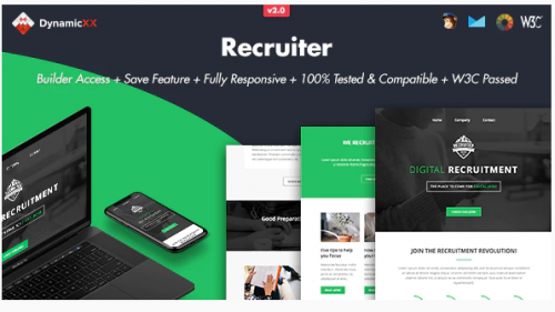 Recruiter – Responsive Email + Online Builder recruiter responsive email online builder