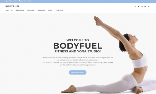 BodyFuel – Fitness & Yoga WordPress Theme screenshot at jul