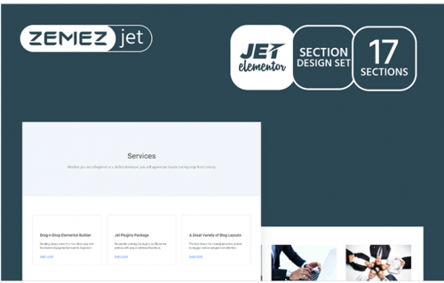 Serwin – Services Jet Sections Elementor Template serwin services jet sections elementor template