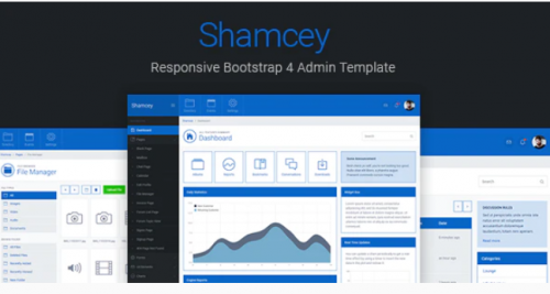 Scrooge – Bootstrap 4.4.1 Responsive Admin Dashboard Template + UI Kit shamcey metro style bootstrap admin template