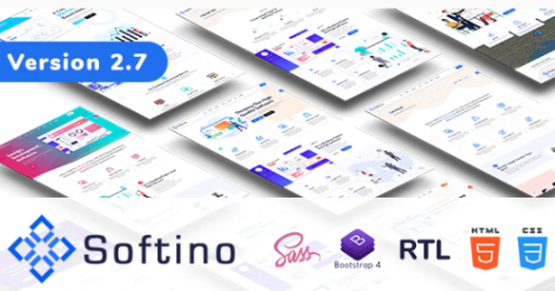 Softino – Creative Software Landing Page 2.7 softino creative software landing page