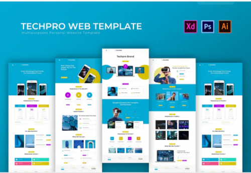 Techpro | PSD Web Template techpro psd web template