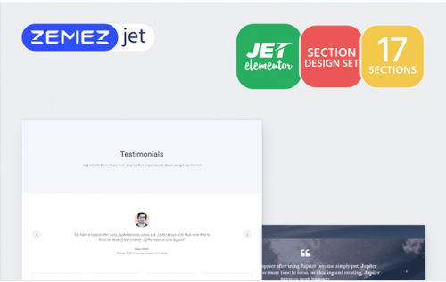 Testiz – Testimonials Jet Sections Elementor Template testiz testimonials jet sections elementor template