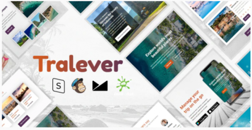 Tralever – Responsive Email Template with MailChimp Editor, StampReady & Online Builder tralever responsive email template with mailchimp editor stampready online builder