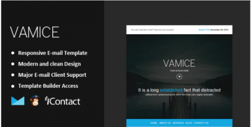 Vamice – Responsive Email + Themebuilder Access vamice responsive email themebuilder access